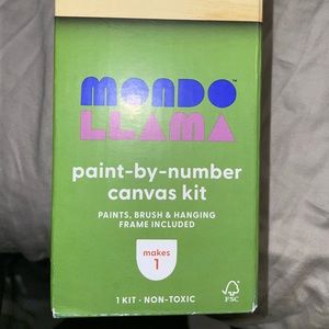 Mondo llama paint by numbers
